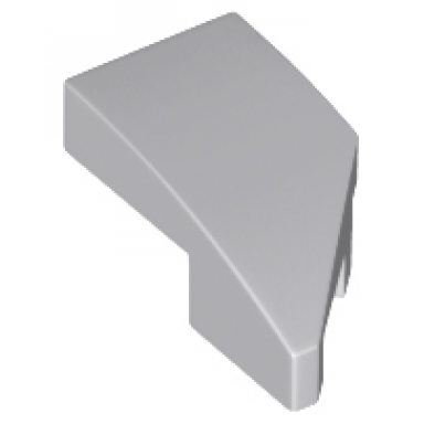 light bluish gray wedge 2 x 1 x 2 3 left