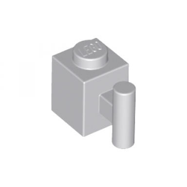 light bluish gray brick modified 1 x 1 with bar handle