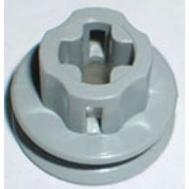 light bluish gray electric motor 9v micromotor pulley