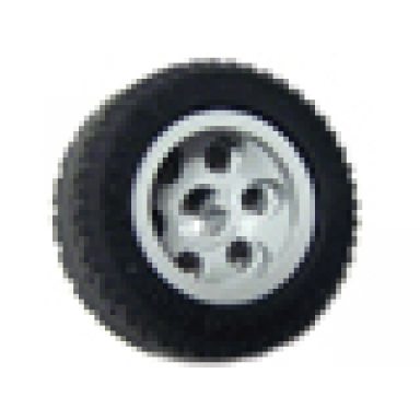 light bluish gray wheel 30.4 x 14 vr with black tire 30.4 x 14 vr 2994 6578