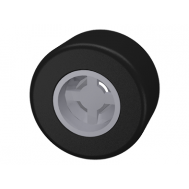 light bluish gray wheel 8mm d x 9mm for slicks hole notched for wheels holder pin with black tire smooth small wide slick 30027b 30028