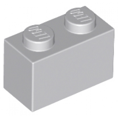 light bluish gray brick 1 x 2