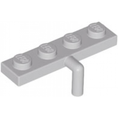 light bluish gray plate modified 1 x 4 with bar arm down