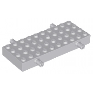 light bluish gray brick modified 4 x 10 with 4 pins