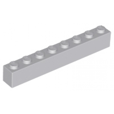 light bluish gray brick 1 x 8