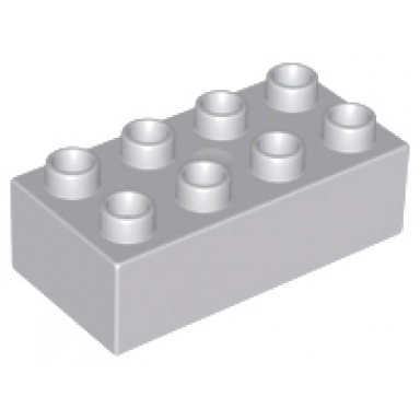 light bluish gray duplo brick 2 x 4