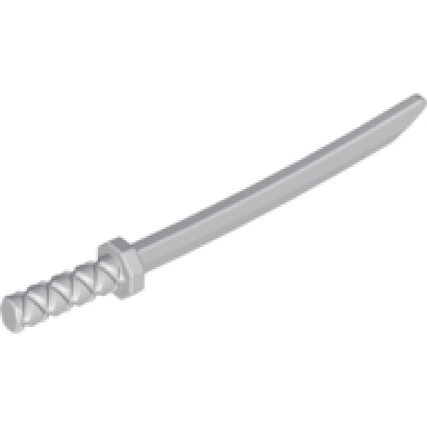 light bluish gray minifigure weapon sword shamshir katana octagonal guard