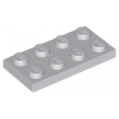 light bluish gray plate 2 x 4