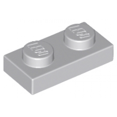 light bluish gray plate 1 x 2