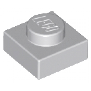 light bluish gray plate 1 x 1