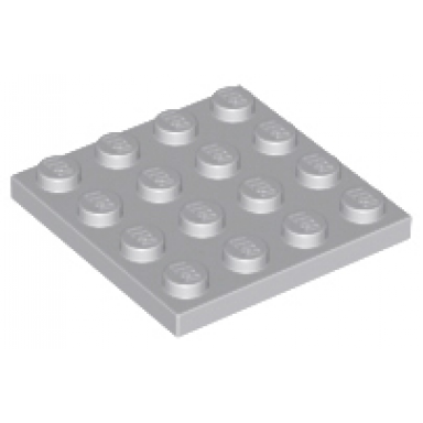 light bluish gray plate 4 x 4