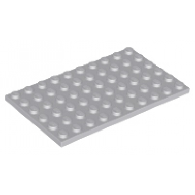 light bluish gray plate 6 x 10