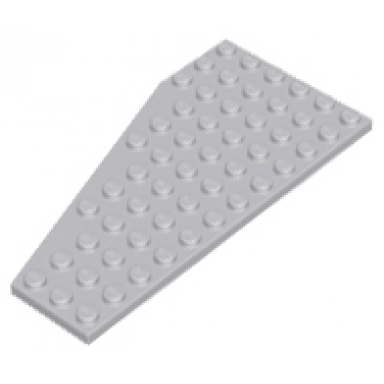 light bluish gray wedge plate 12 x 6 right