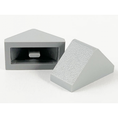 light bluish gray slope 45 2 x 1 double with inside bar