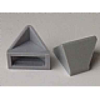 light bluish gray slope 45 2 x 1 double inverted without bottom tube or bottom stud holder