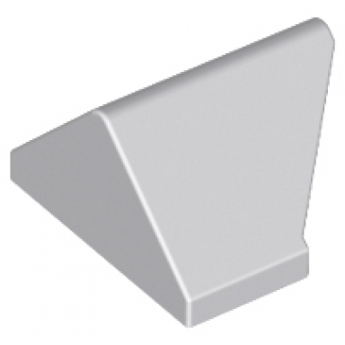 light bluish gray slope 45 2 x 1 double inverted with bottom stud holder