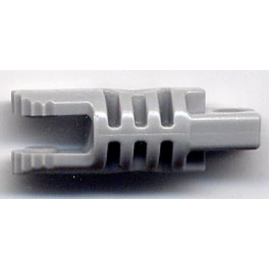 light bluish gray hinge cylinder 1 x 3 locking with 1 finger and 2 fingers on ends without hole