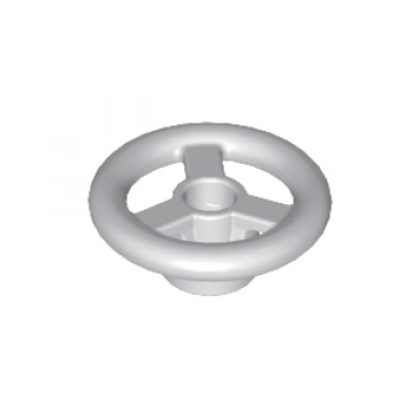 light bluish gray vehicle steering wheel small 2 studs diameter