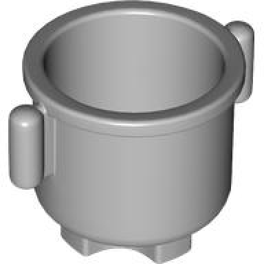 light bluish gray duplo utensil kettle with closed smooth handles 2 x 2 x 1 1 2