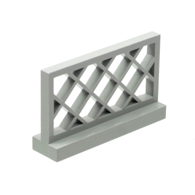 light bluish gray fence 1 x 4 x 2 lattice