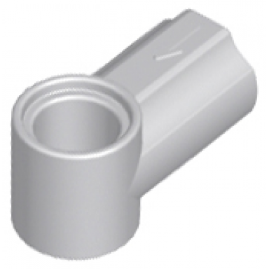 light bluish gray technic axle and pin connector angled 1