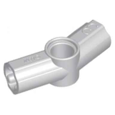 light bluish gray technic axle and pin connector angled 3 - 157.5 degrees