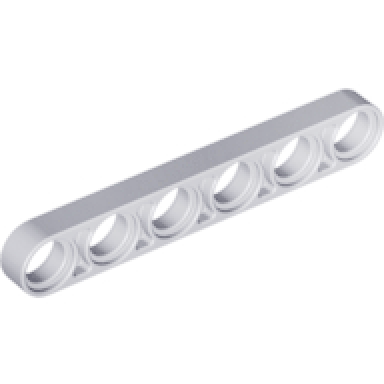 light bluish gray technic liftarm thin 1 x 6