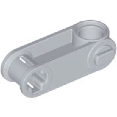 light bluish gray technic axle and pin connector perpendicular 3l with pin hole