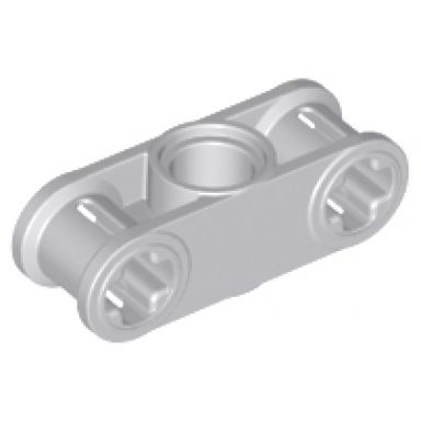 light bluish gray technic axle and pin connector perpendicular 3l with center pin hole