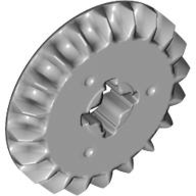 light bluish gray technic gear 20 tooth bevel