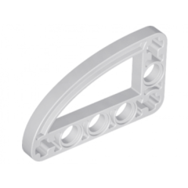 light bluish gray technic liftarm modified l-shape quarter ellipse thin 3 x 5