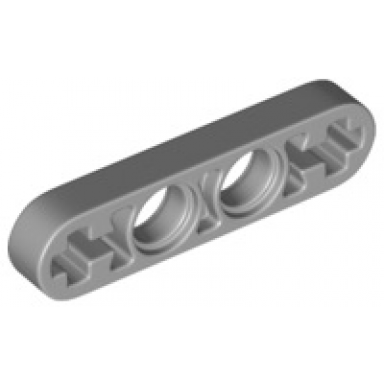light bluish gray technic liftarm thin 1 x 4 - axle holes