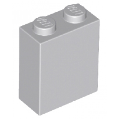 light bluish gray brick 1 x 2 x 2 with inside stud holder