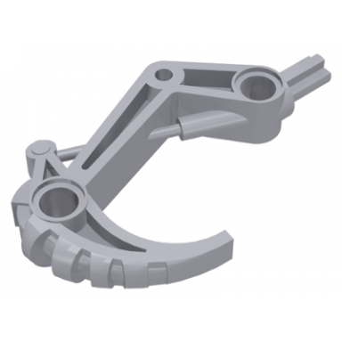 light bluish gray bionicle claw hook with axle