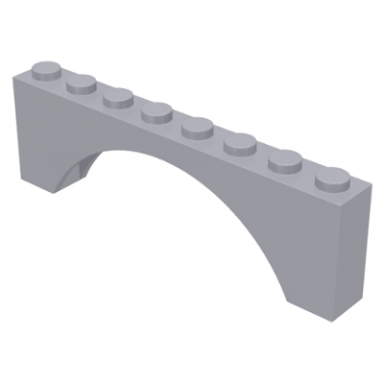 light bluish gray arch 1 x 8 x 2