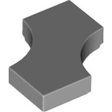 light bluish gray tile modified 2 x 2 with 2 1 x 1 curved cutouts double arrow