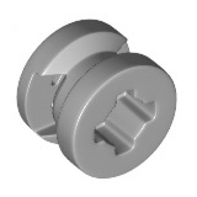 light bluish gray wheel 8mm d x 6mm with slot