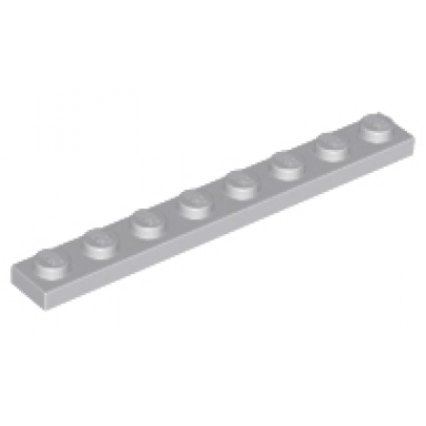 light bluish gray plate 1 x 8