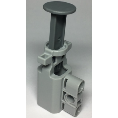 light bluish gray projectile launcher net shooter with dark bluish gray firing pin 35456 35457