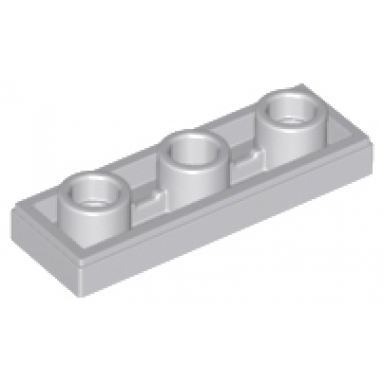 light bluish gray tile modified 1 x 3 inverted with hole