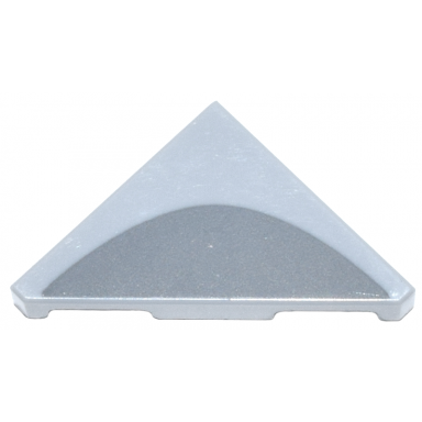light bluish gray tile modified 2 x 2 triangular with dark bluish gray curve pattern