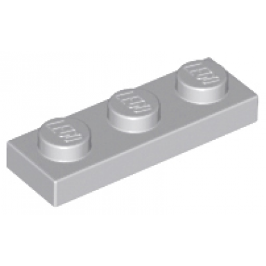 light bluish gray plate 1 x 3