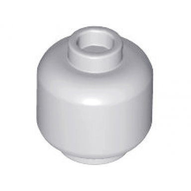 light bluish gray minifigure head plain