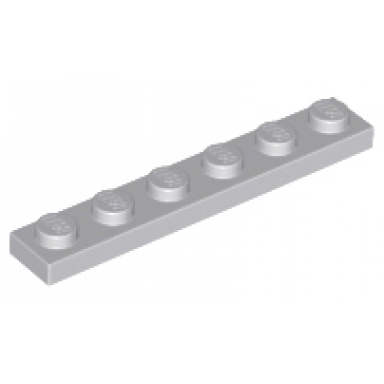 light bluish gray plate 1 x 6