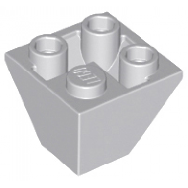 light bluish gray slope inverted 45 2 x 2 double convex