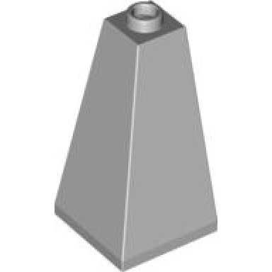 light bluish gray slope 75 2 x 2 x 3 double convex
