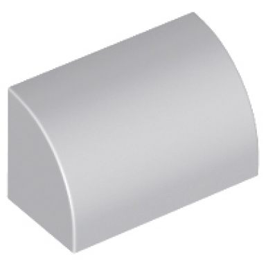light bluish gray slope curved 1 x 2