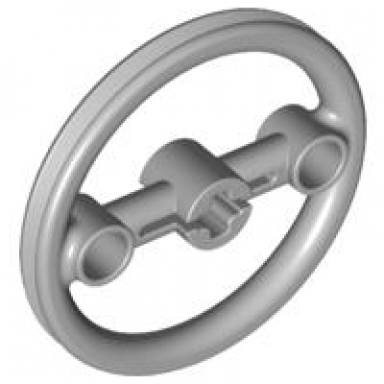 light bluish gray technic steering pulley large