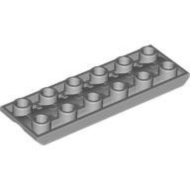 light bluish gray technic gear rack 2 x 6 inverted for worm screw 6l