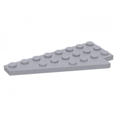 light bluish gray wedge plate 8 x 4 wing left